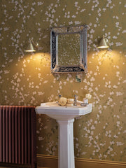 David Hunt Avon Bathroom Wall Light,butter Brass/polished Chrome, Ip44 Rated