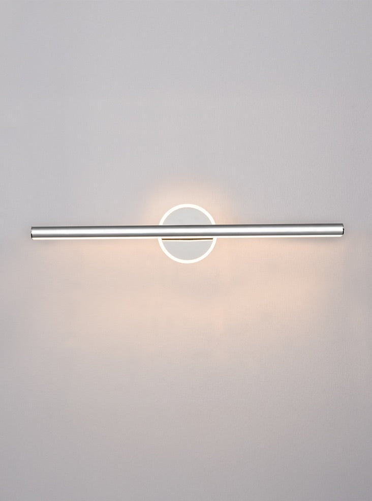 Allure LED Wall Light - Chrome and Aged Brass