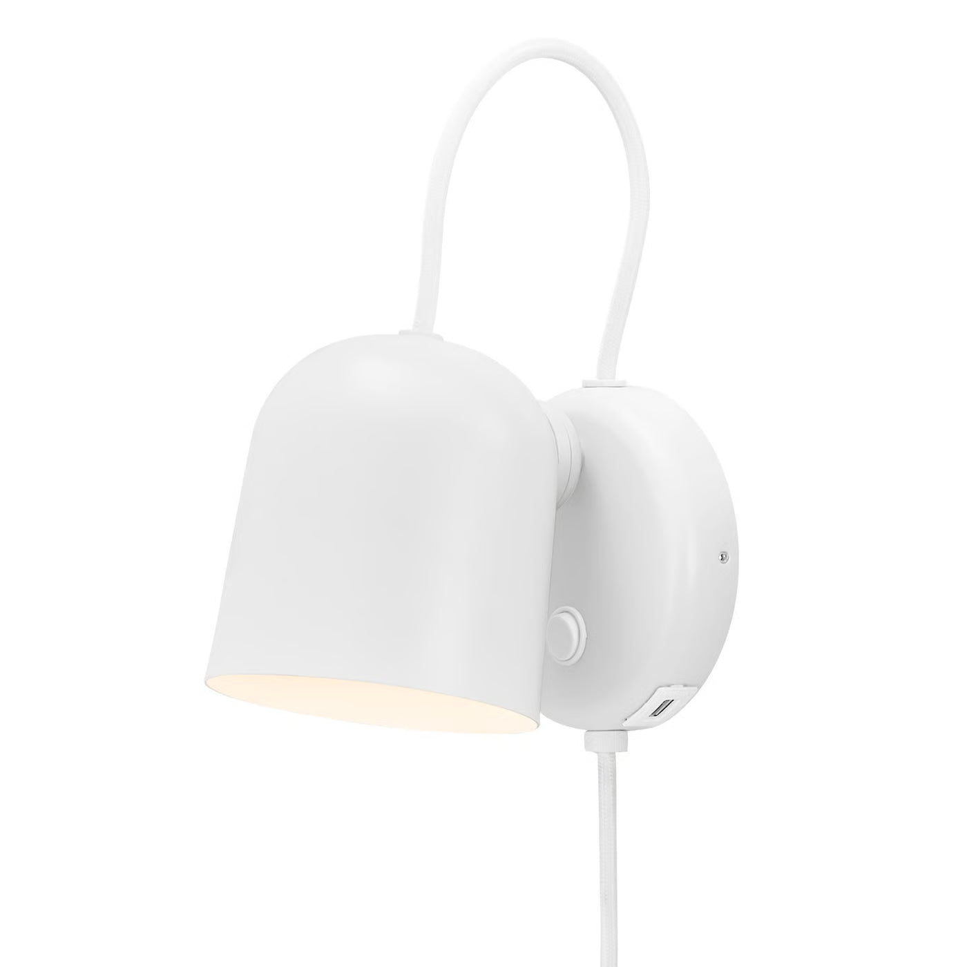 Angle GU10 Wall light-  Black/ White