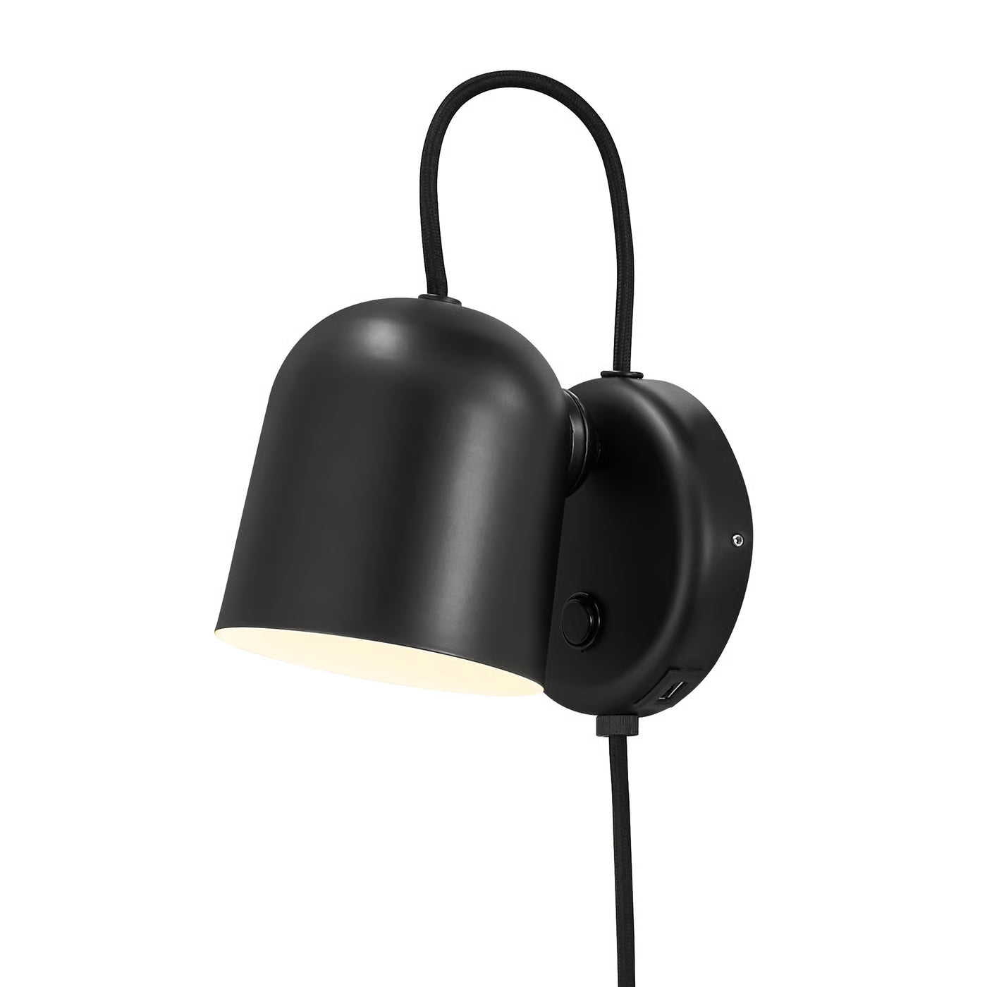 Angle GU10 Wall light-  Black/ White