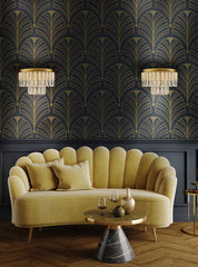 Angelica 1Lt LED Wall Light - Gold