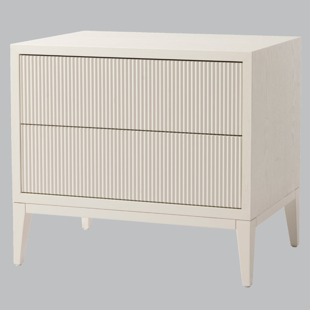 Aster Wide Bedside - Ceramic Crey/White