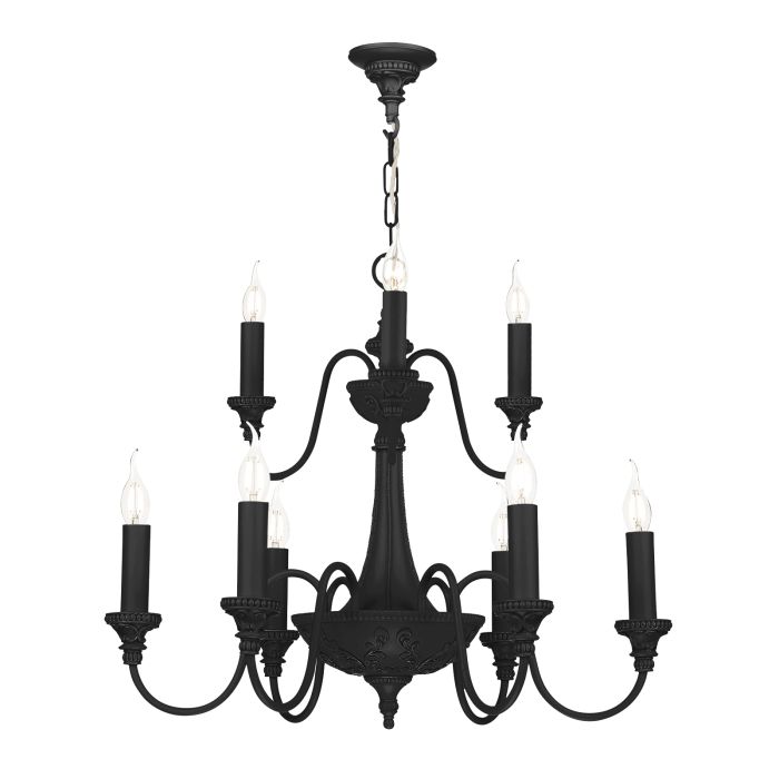 Bailey 9 Light Armed Pendant- Bespoke Fitting Only