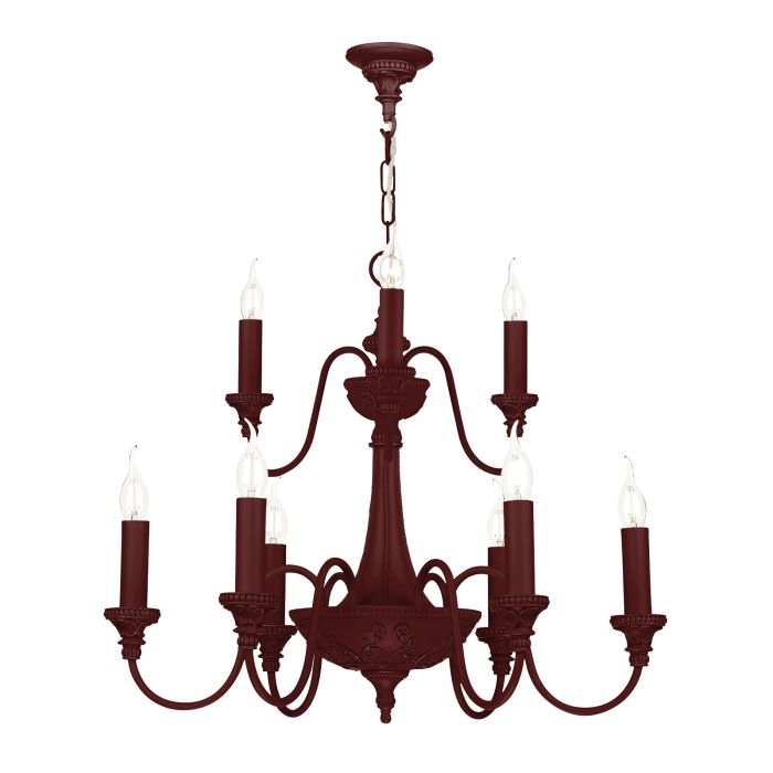 Bailey 9 Light Armed Pendant- Bespoke Fitting Only