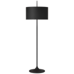 Spinet 62" Floor Lamp - Matte Black/White