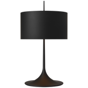 Spinet 26" Trumpet Table Lamp - Black/White
