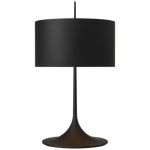 Spinet 26" Trumpet Table Lamp - Black/White