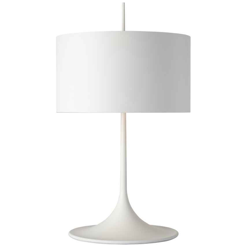 Spinet 26" Trumpet Table Lamp - Black/White