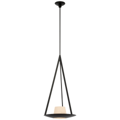 Divina 20" Pendant - Brass/Iron & Alabaster