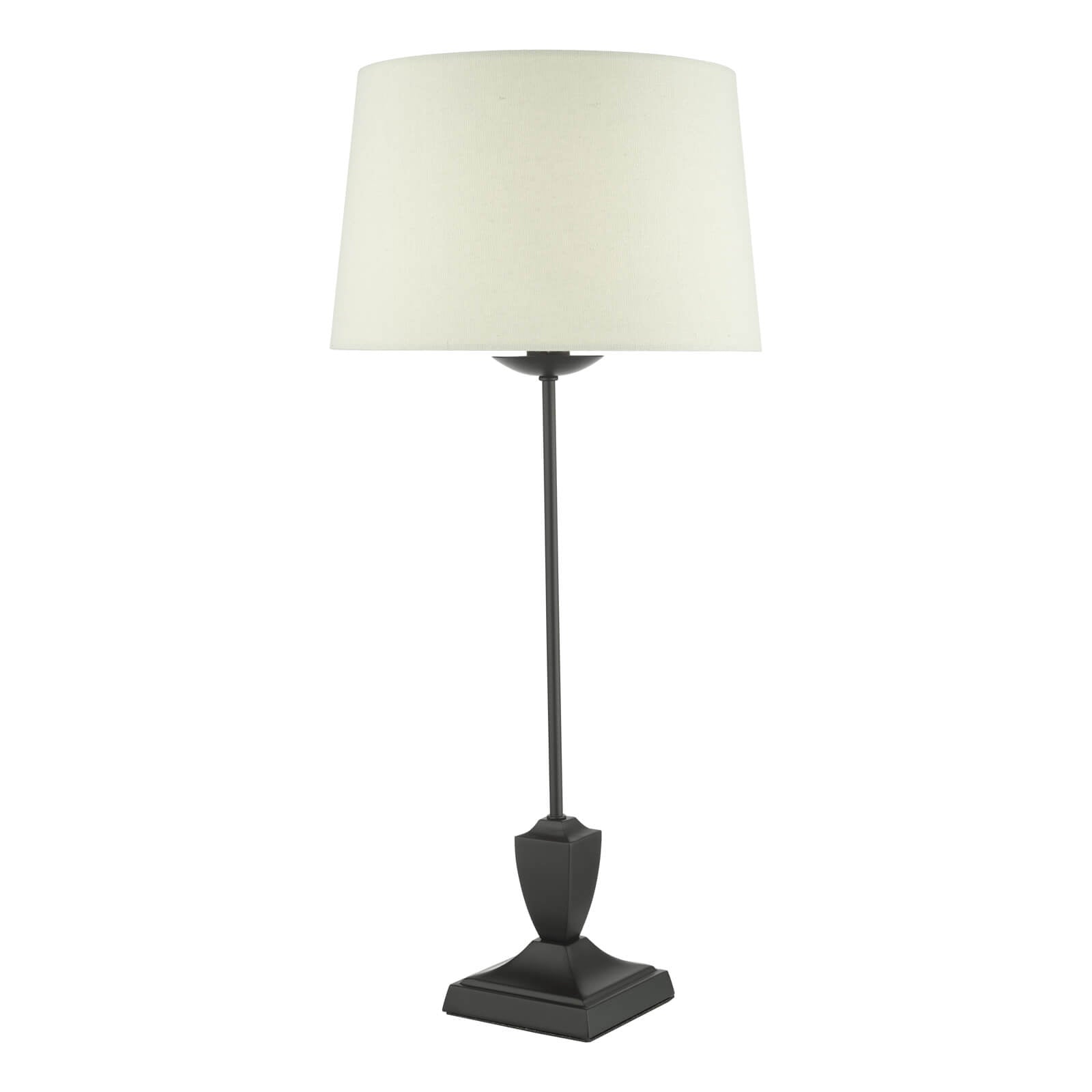 Bessa Table Lamp Satin Black Base Only E14