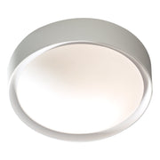 Beta Bathroom Flush Light IP44 - Cream & Opal Glass