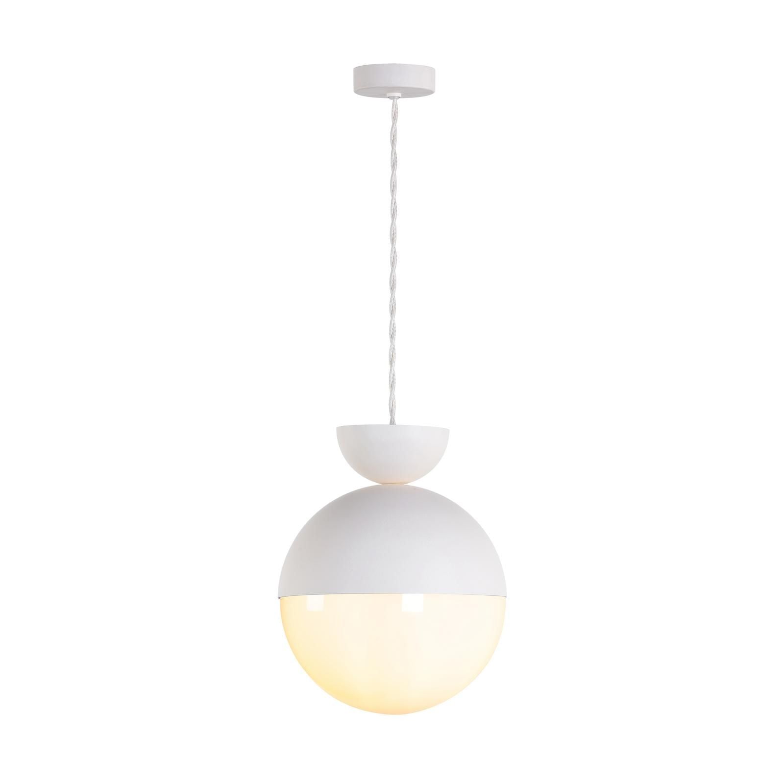 Bilbao Pendant Bespoke and Opal Glass