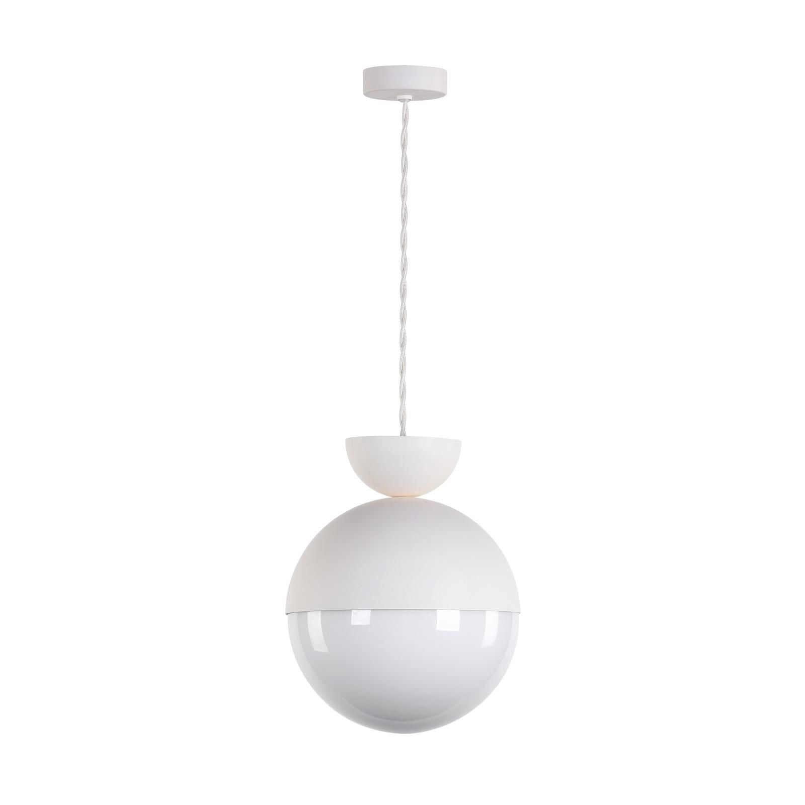 Bilbao Pendant Bespoke and Opal Glass