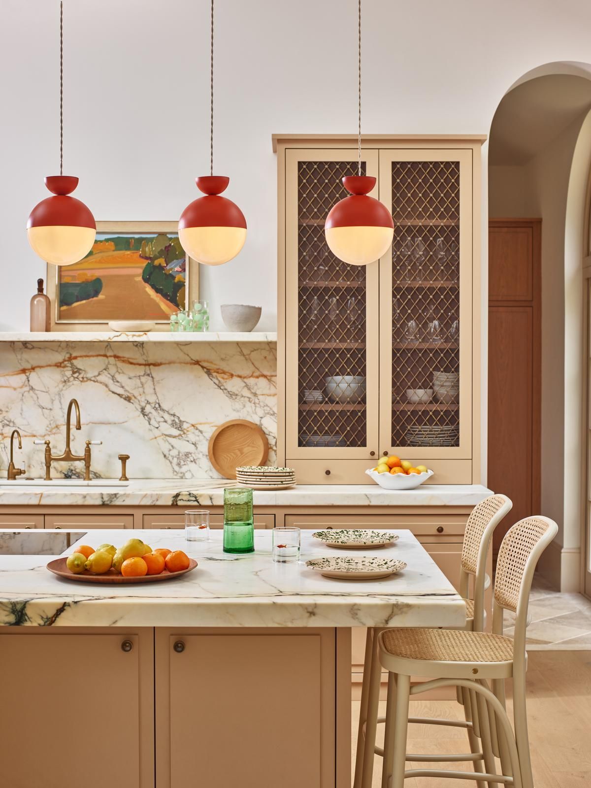 Bilbao Pendant Bespoke and Opal Glass