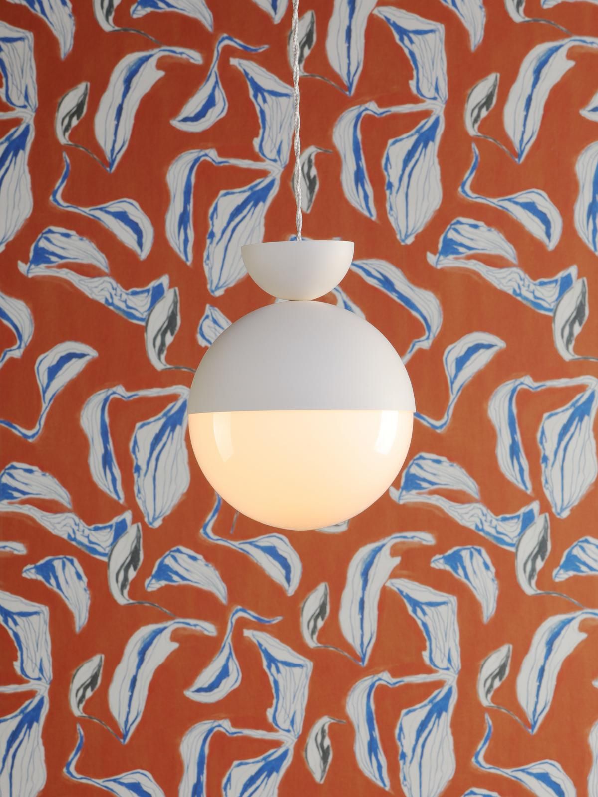 Bilbao Pendant Bespoke and Opal Glass