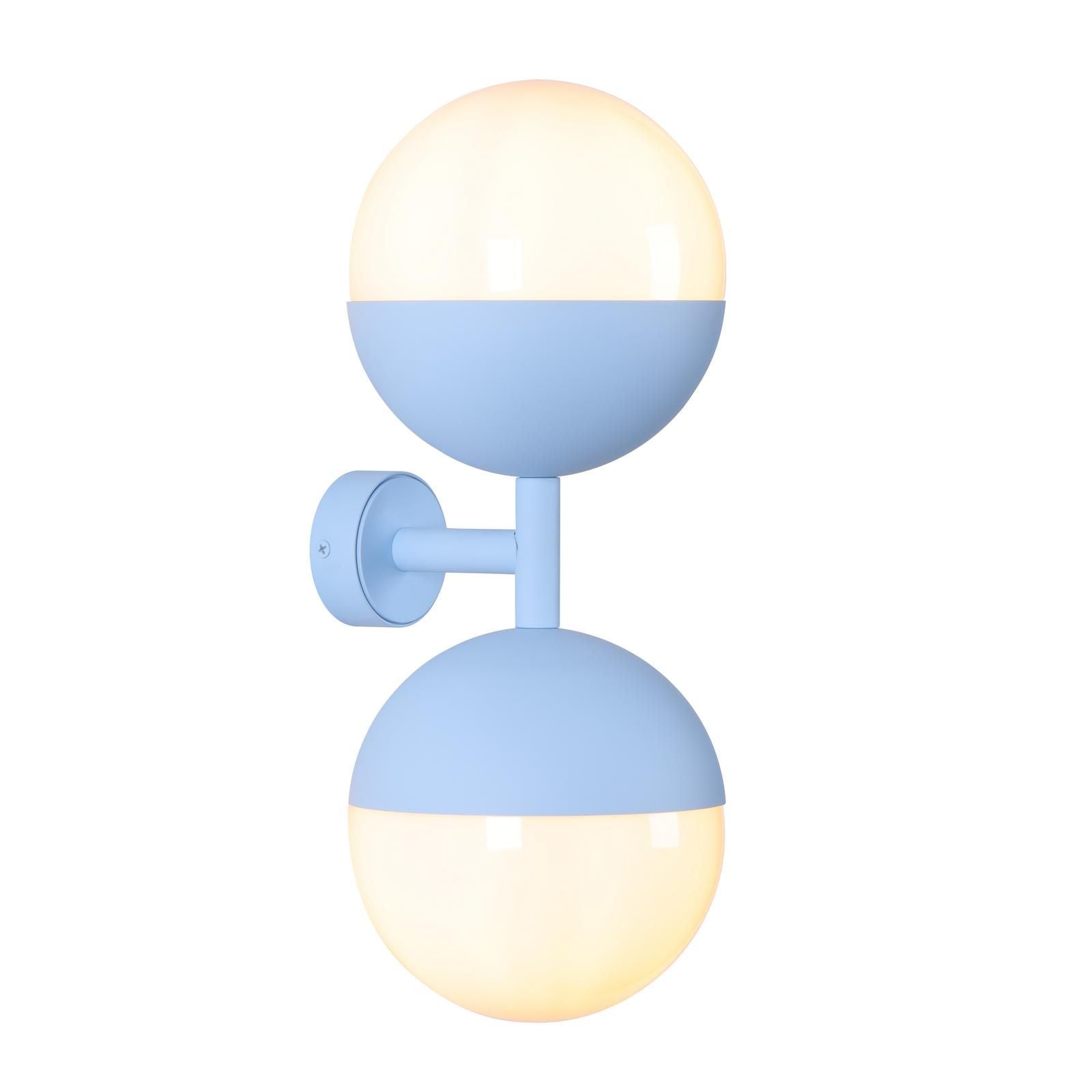 Bilbao 2 Light Wall Light Bespoke and Opal Glass
