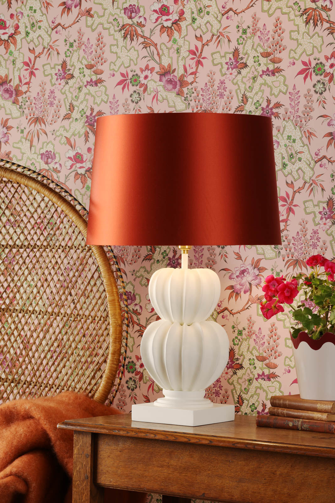 Botany Table Lamp White Base Only E27