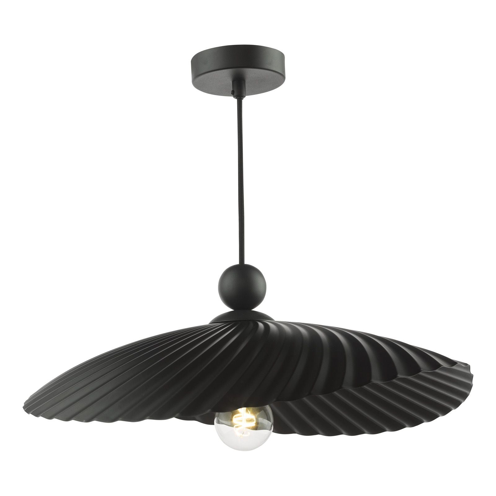 Bouvier Easy Fit Pendant- Matt Black Finish