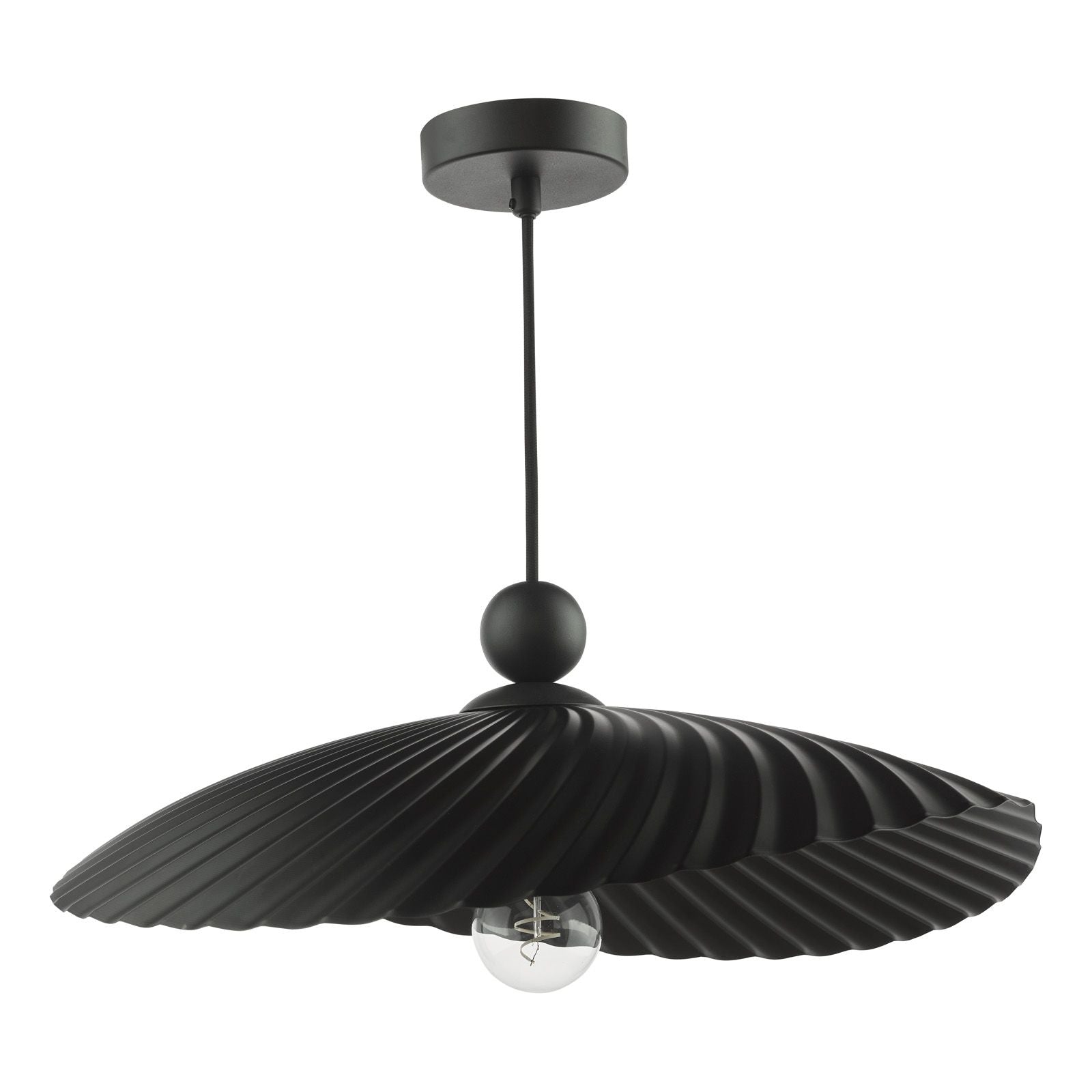 Bouvier Easy Fit Pendant- Matt Black Finish