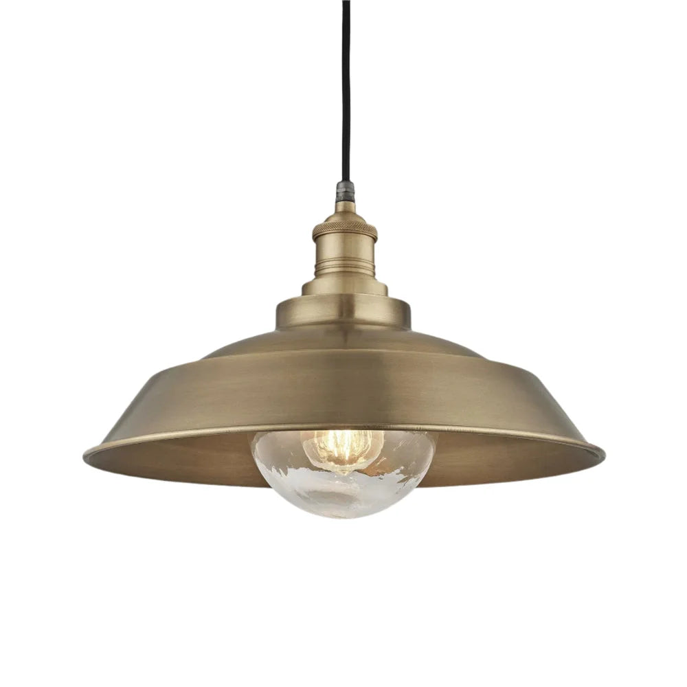 Delphi Outdoor Pendant Light 16 Inch - Brass