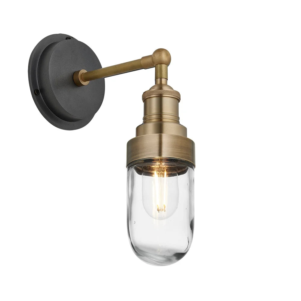 Brooklyn Outdoor IP65 Wall Light - Pewter, Copper, Brass