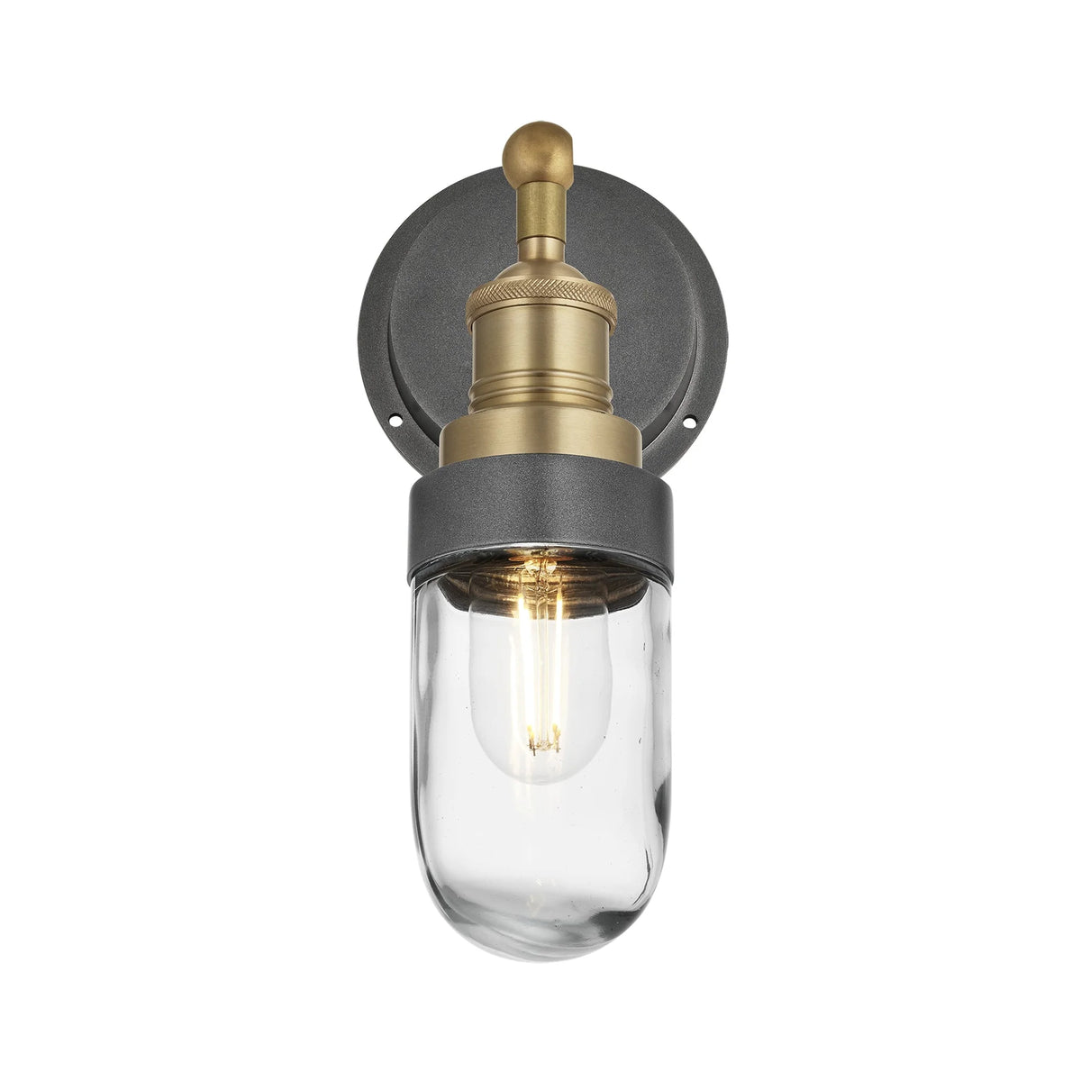 Brooklyn Outdoor IP65 Wall Light - Pewter, Copper, Brass