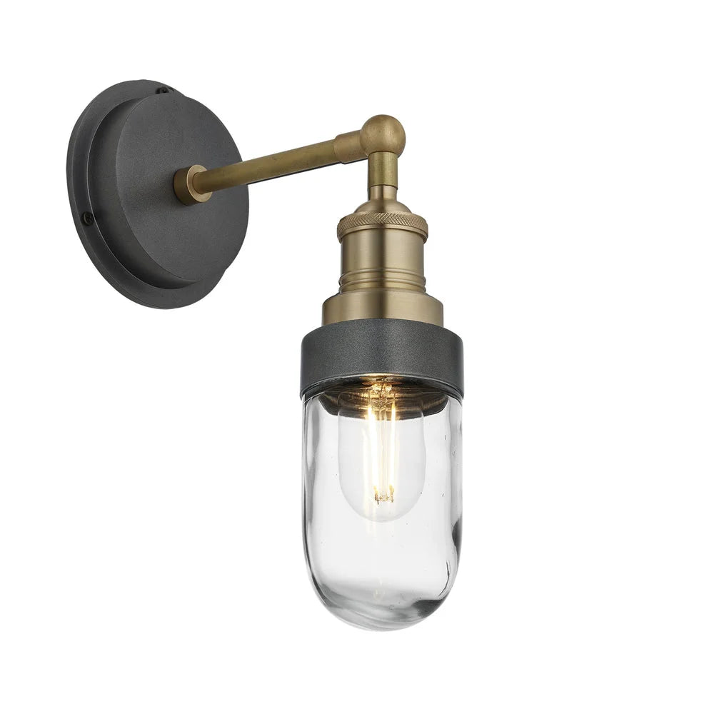 Brooklyn Outdoor IP65 Wall Light - Pewter, Copper, Brass