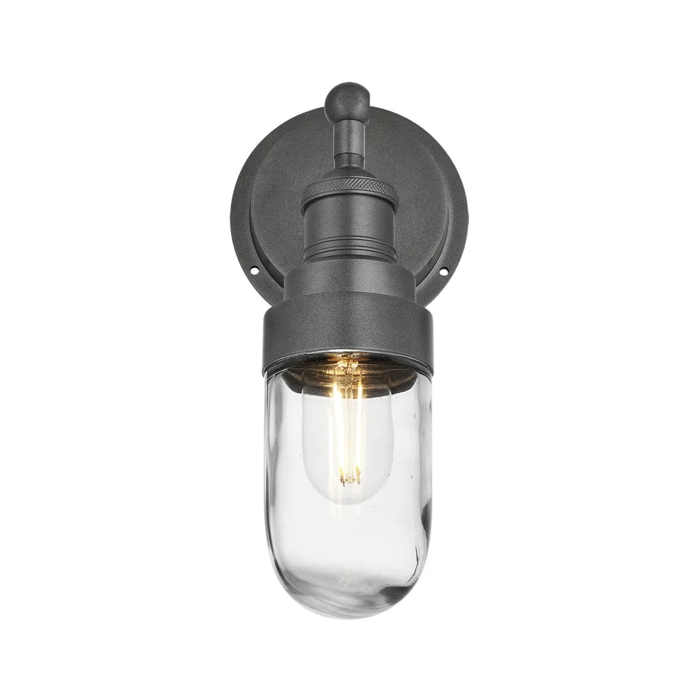 Brooklyn Outdoor IP65 Wall Light - Pewter, Copper, Brass