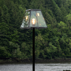 Apsley 1Lt 1.8/2.7m Lamp Post - Galvanised Steel