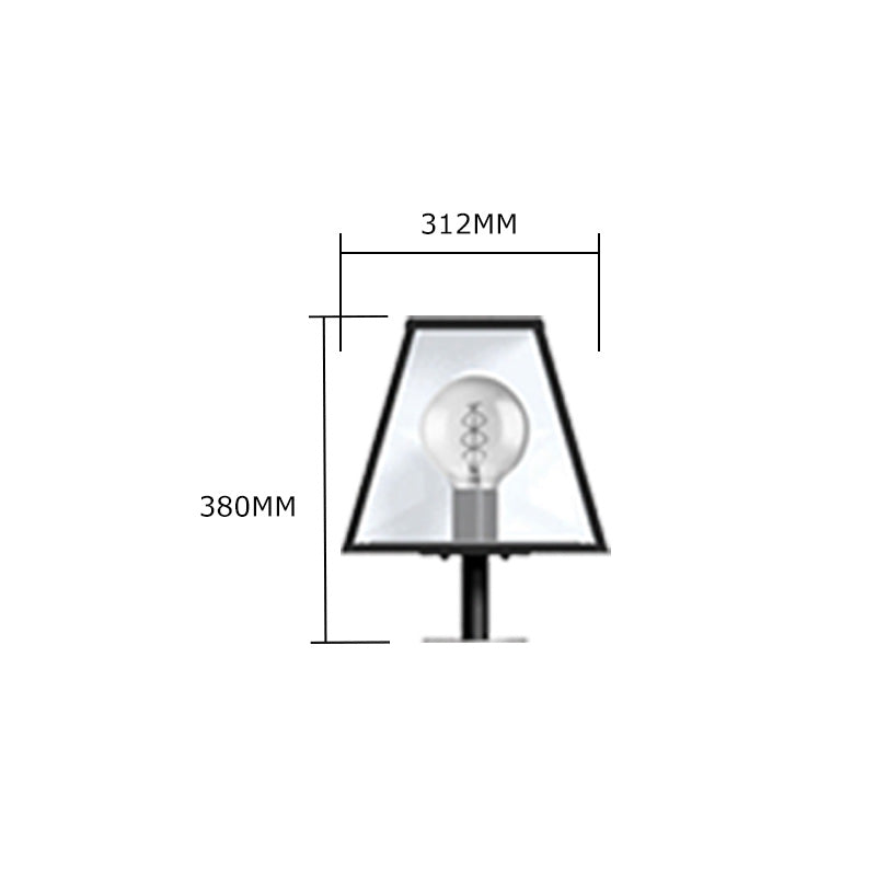 Apsley 1Lt Pier Light - Galvanised Steel