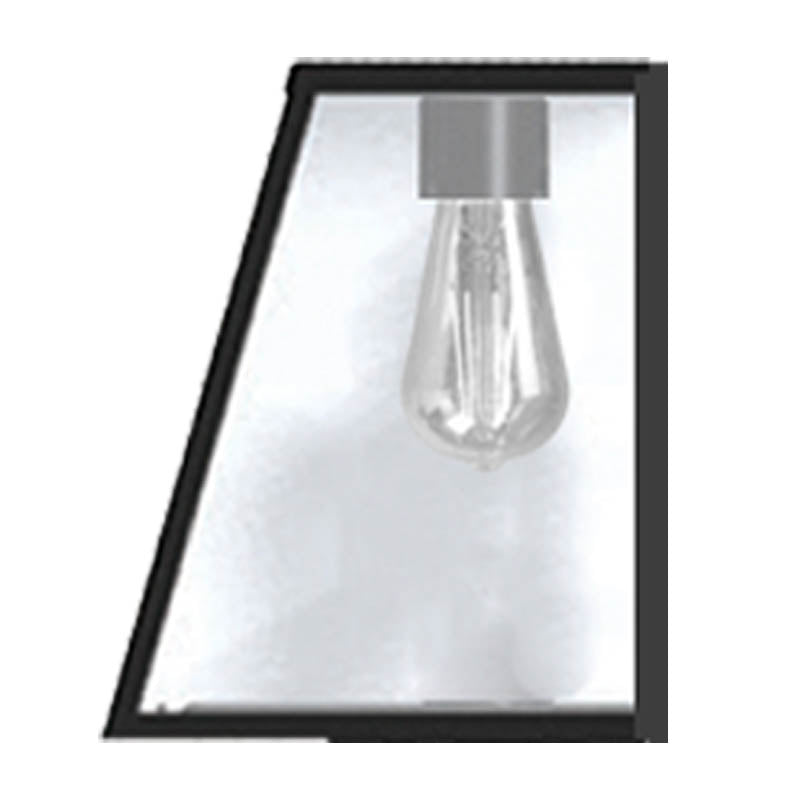 Apsley 1Lt Outdoor Bulkhead - Galvanised Steel
