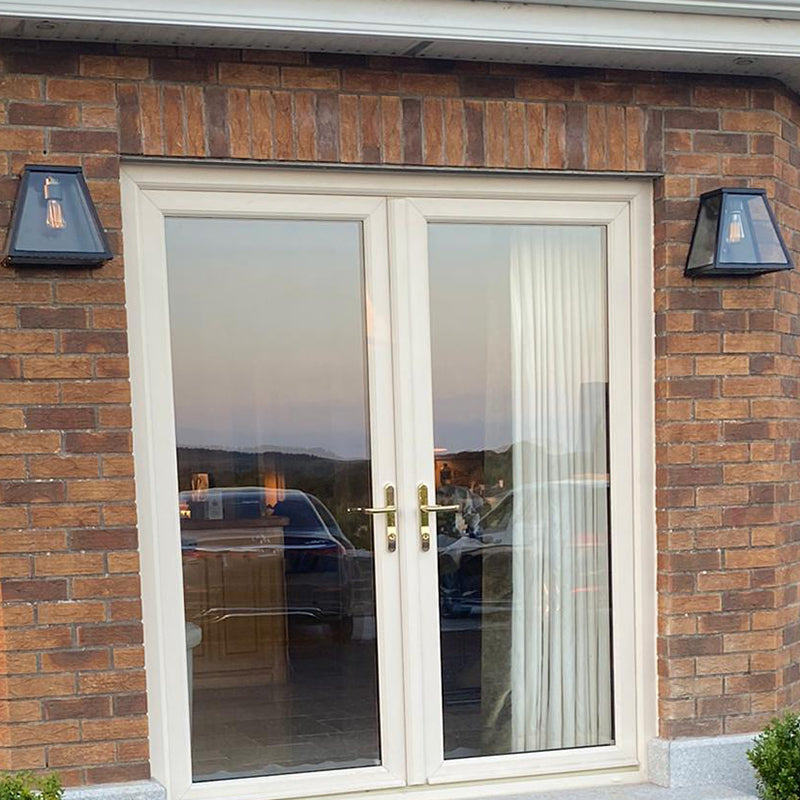 Apsley 1Lt Outdoor Bulkhead - Galvanised Steel