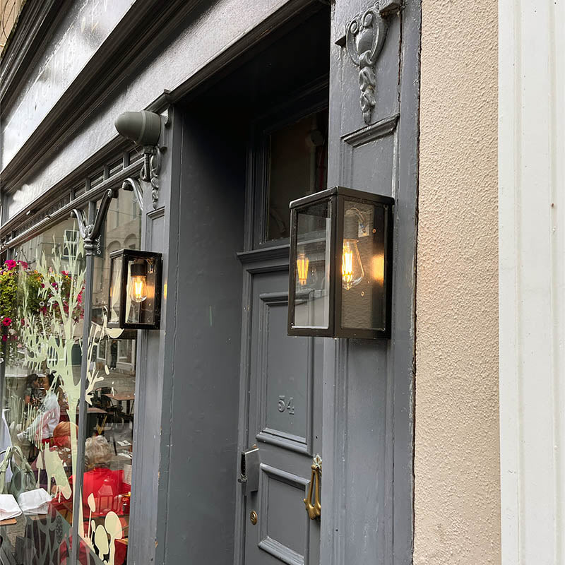 Balwyn 1/2Lt Outdoor Wall Light - Galvanised Steel