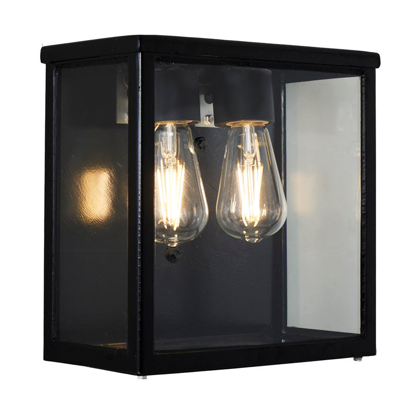 Balwyn 1/2Lt Outdoor Wall Light - Galvanised Steel