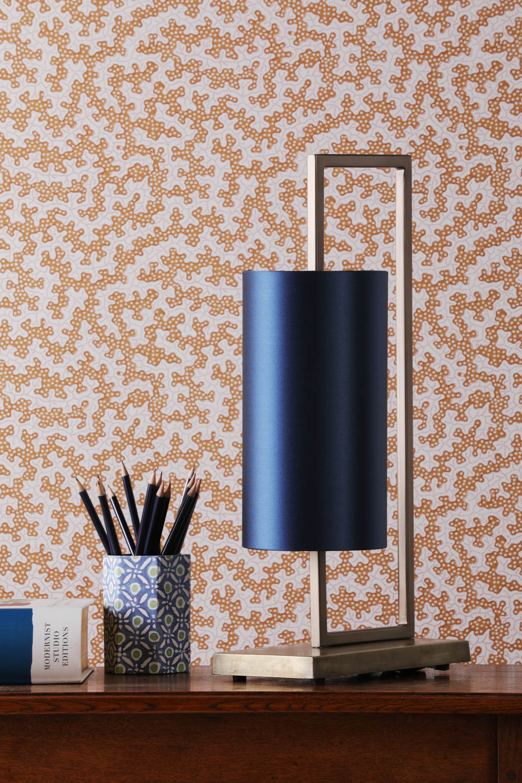 Bushwick Table Lamp With Bespoke Shade E27