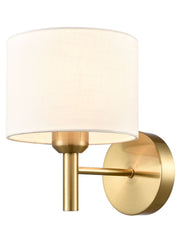 Barzini 1/2Lt Wall Light - Aged Brass