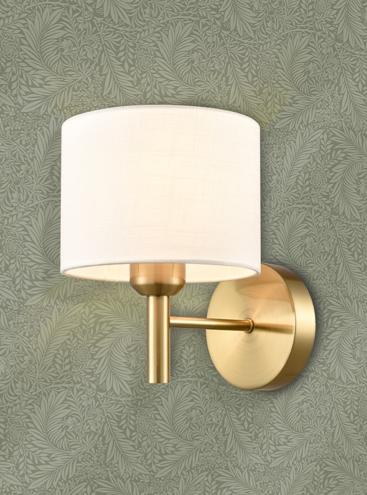 Barzini 1/2Lt Wall Light - Aged Brass