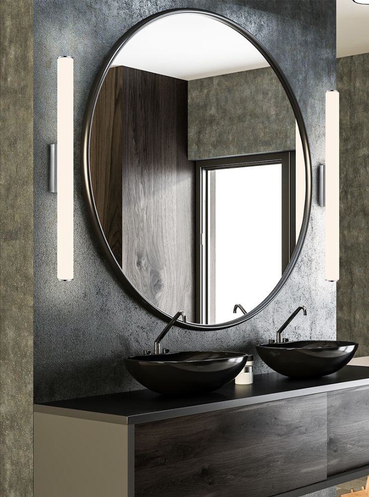 Cecelia 1Lt LED Bathroom Wall Light IP44 - Various Sizes