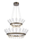 Basildon Double/ Triple Tiered Bronze LED Pendant