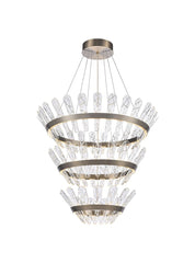 Basildon Double/ Triple Tiered Bronze LED Pendant