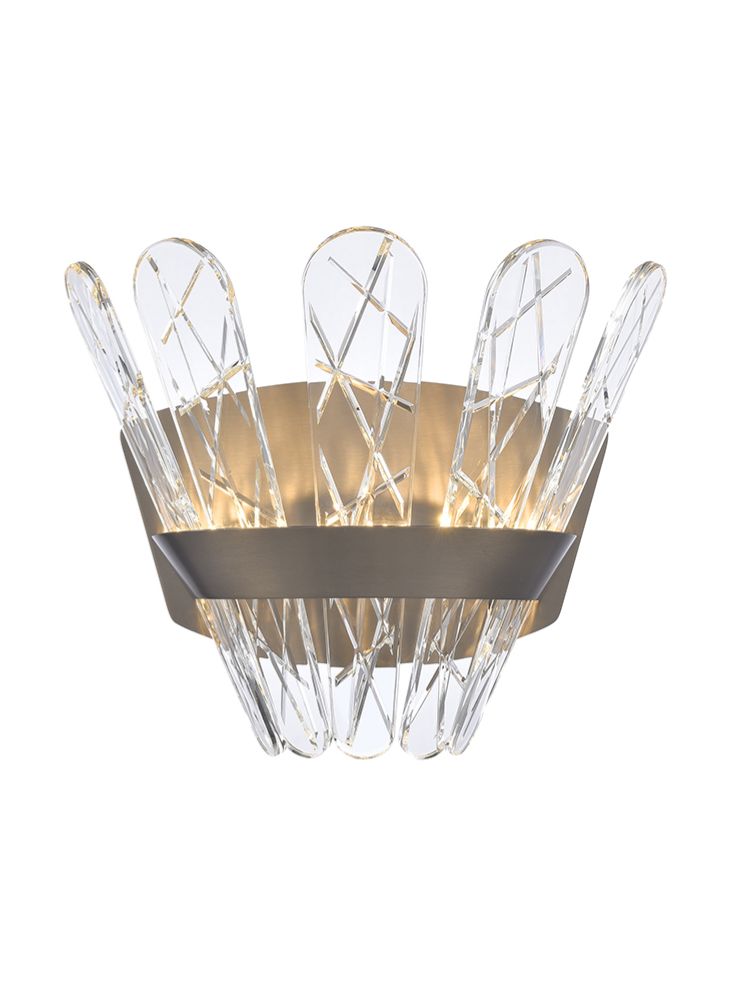 Basildon Brushed Bronze LED Wall Light
