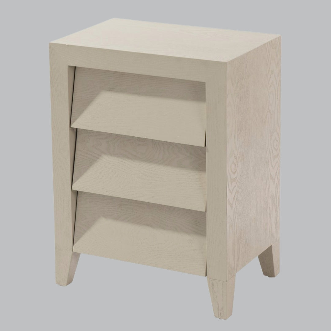 Brio Bedside - Ceramic Grey/Chocolate
