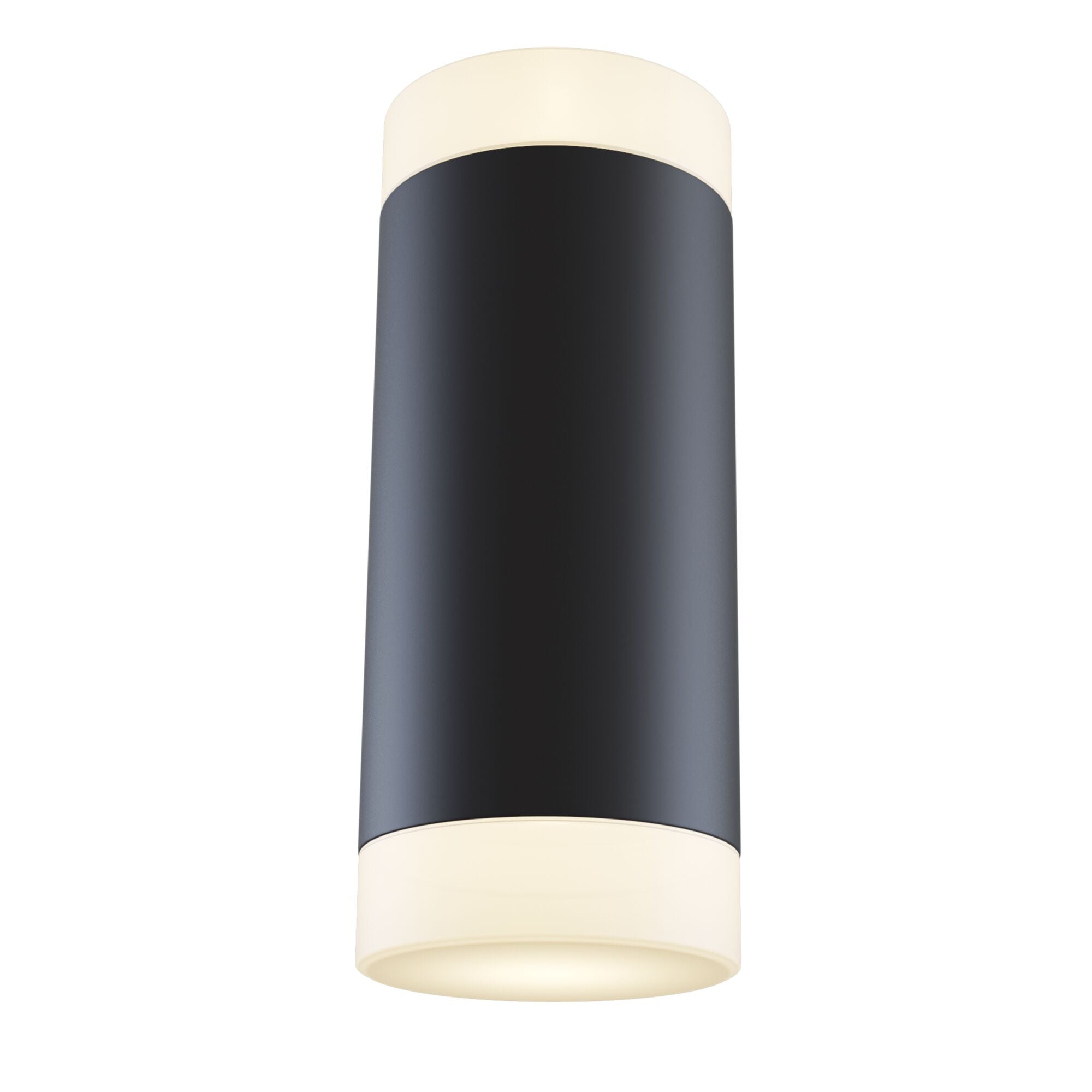Kilt Wall Light Black/White Finish