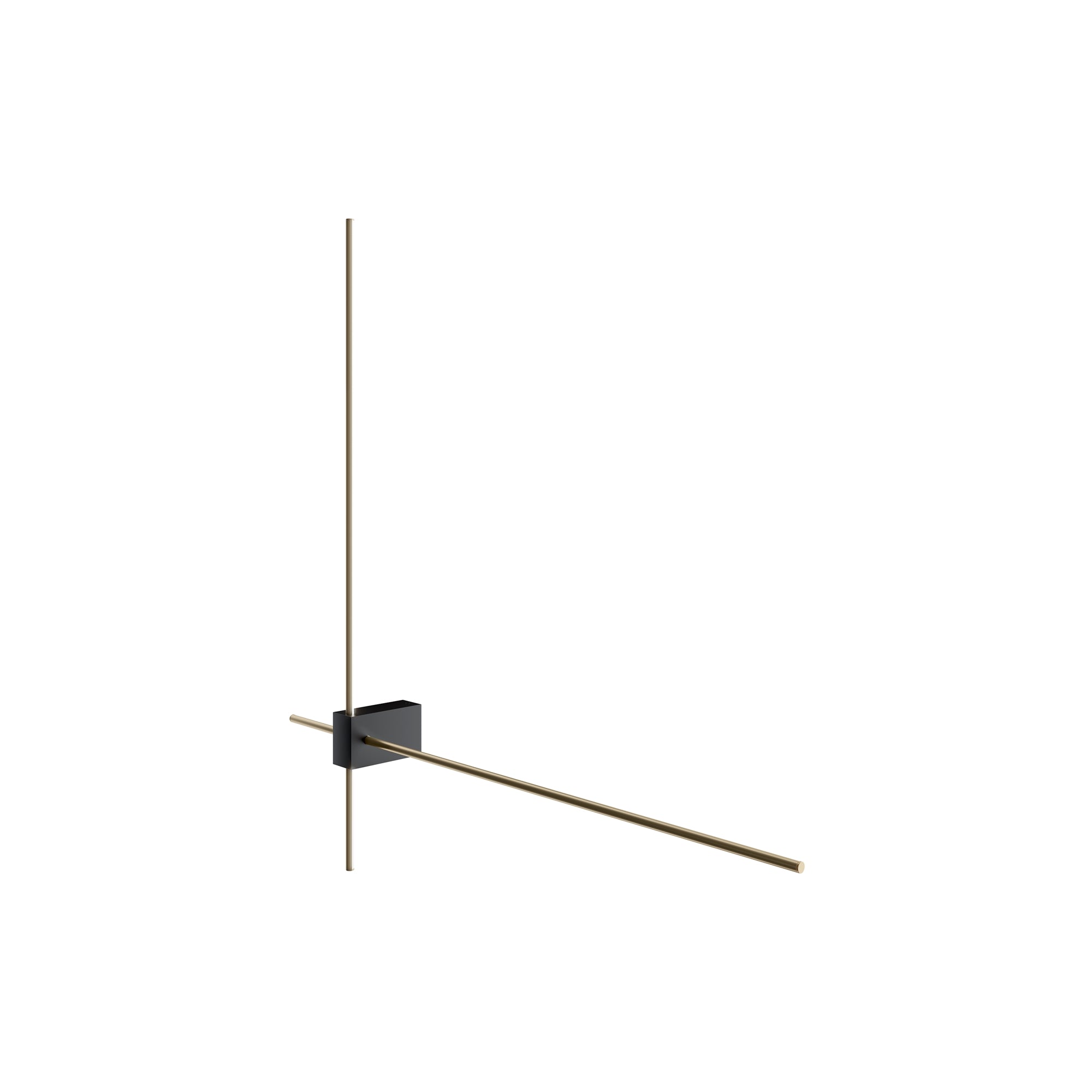 Pars Indoor LED Wall Light - Various Style & Black With Gold Finish