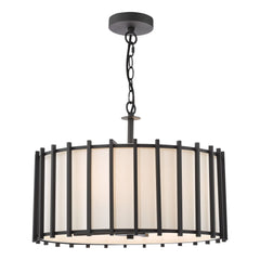 Cagliari 4/8LtArmed Pendant Matt Black and Ivory