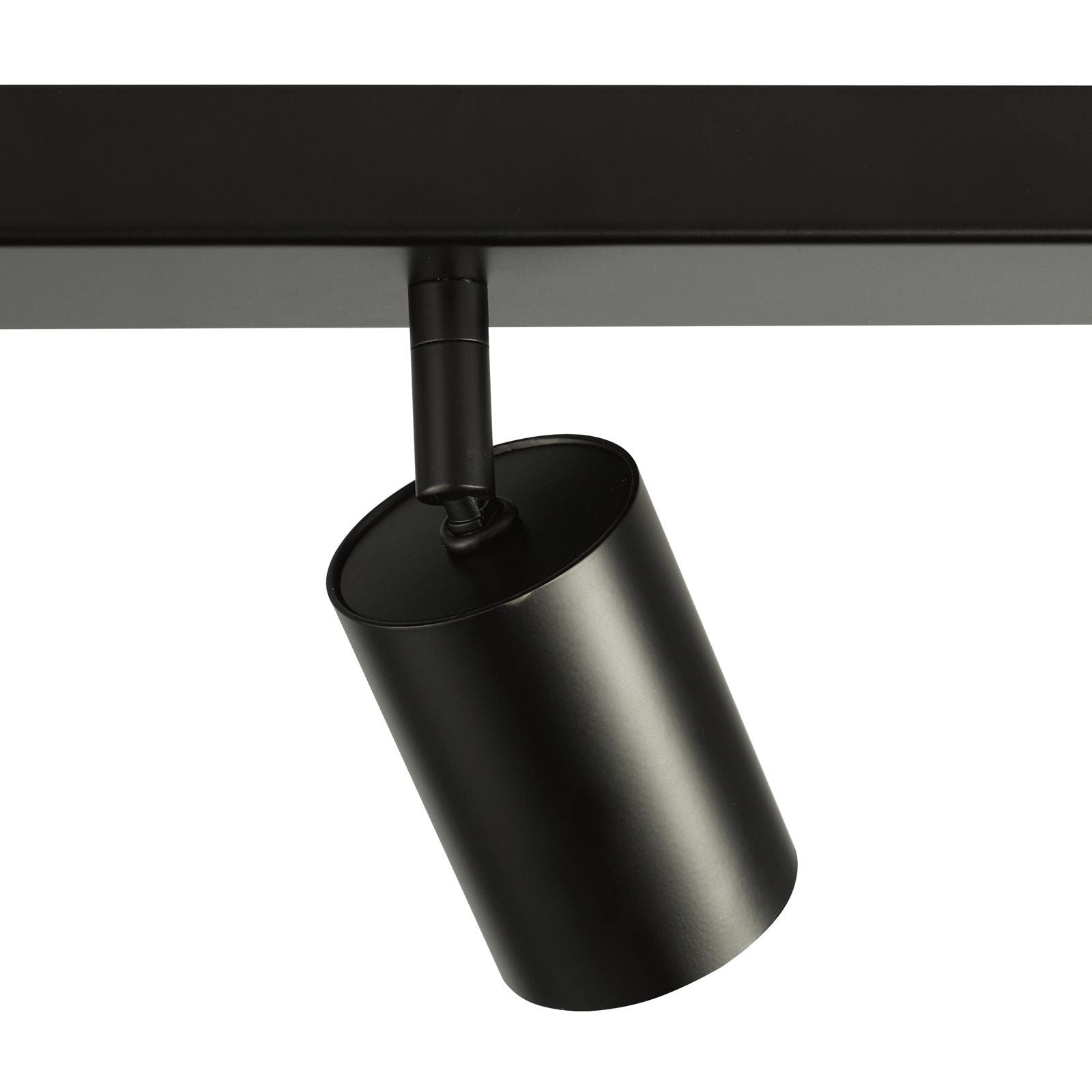 Cawley 4 Light Plate Spotlight - Matt Black Finish