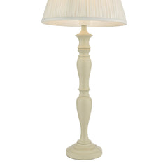 Caycee Table Lamp Cream Base Only E27