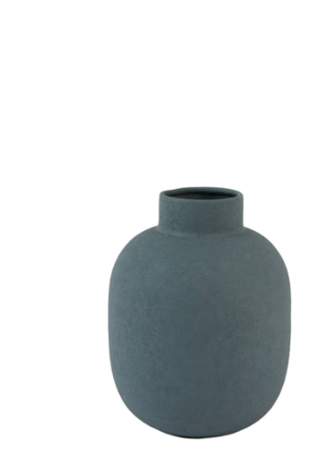 Vase deco ANDORI matt dark blue