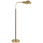 Basden Pharmacy Floor Lamp - Brass & Rattan
