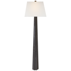 Fluted Spire Floor Lamp - Aged Irion